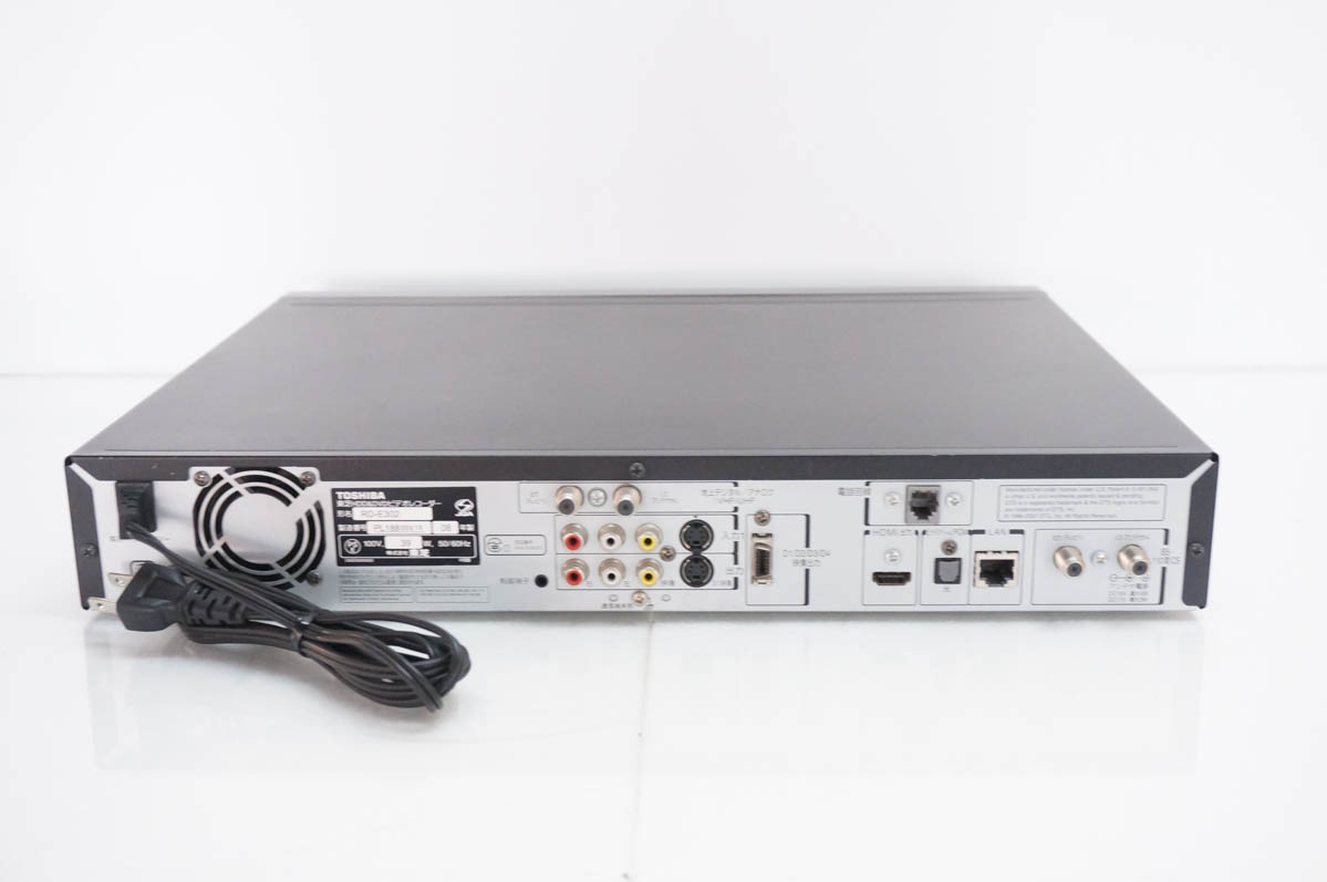 中古 TOSHIBA東芝 DVDレコーダー HDD320GB内蔵 DVD-RAM/-R/-RW/-R DL