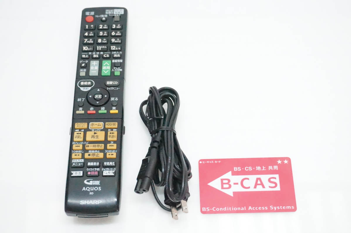 中古 SHARPシャープ ブルーレイディスクレコーダー AQUOSアクオスブルーレイ BD-S550 HDD500GB_4