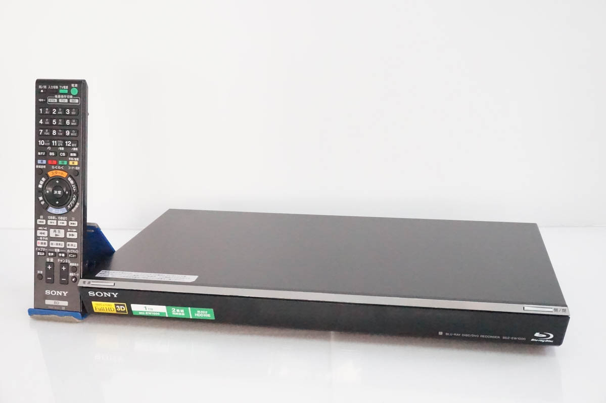 中古 SONYソニー ブルーレイレコーダー BDZ-EW1000 2チューナー HDD1TB 