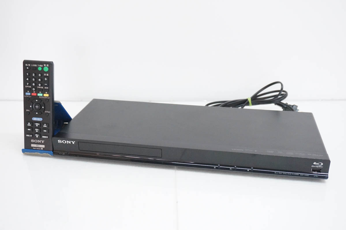 【中古】ソニー　ブルーレイディスク DVDプレイヤー BDP-S380　SONY　2012年製　ブルーレイプレイヤー 中古 SONYソニー ブルーレイディスクプレーヤー BDP-S380 BDプレーヤー