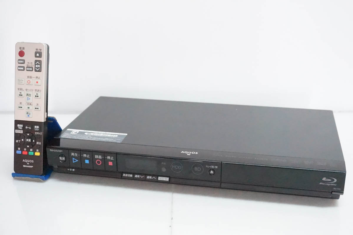 中古 SHARPシャープ AQUOSアクオスブルーレイ ブルーレイディスクレコーダー BD-H51 HDD500GB BDレコーダー