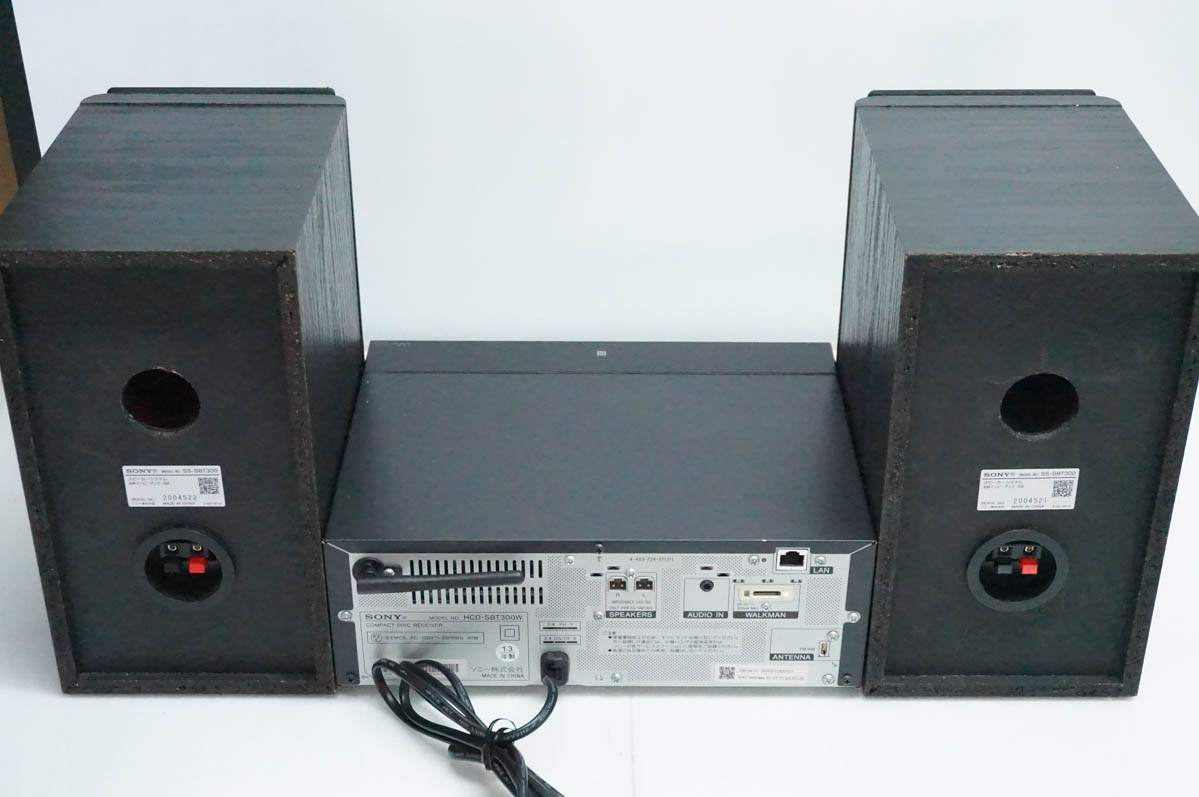 中古 SONYソニー マルチコネクトコンポ CMT-SBT300W CDコンポ