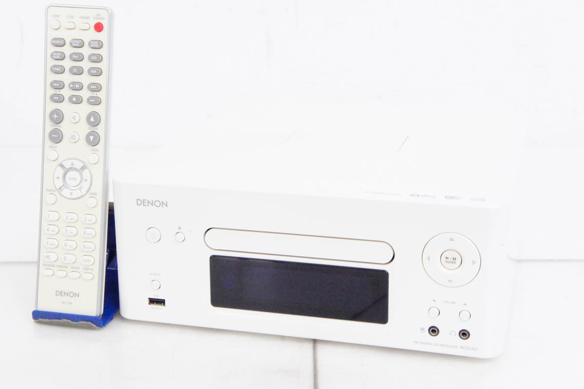 中古 DENONデノン ネットワークCDレシーバー RCD-N7 ホワイト