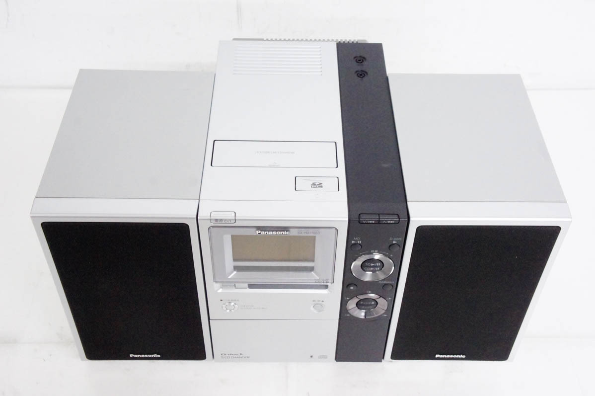 中古 Panasonicパナソニック SDステレオシステム D-dock 5CD／SD／MD