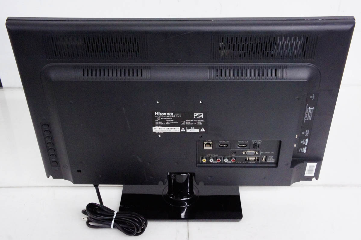 中古 Hisenseハイセンス 24V型 地上・BS・CSデジタル