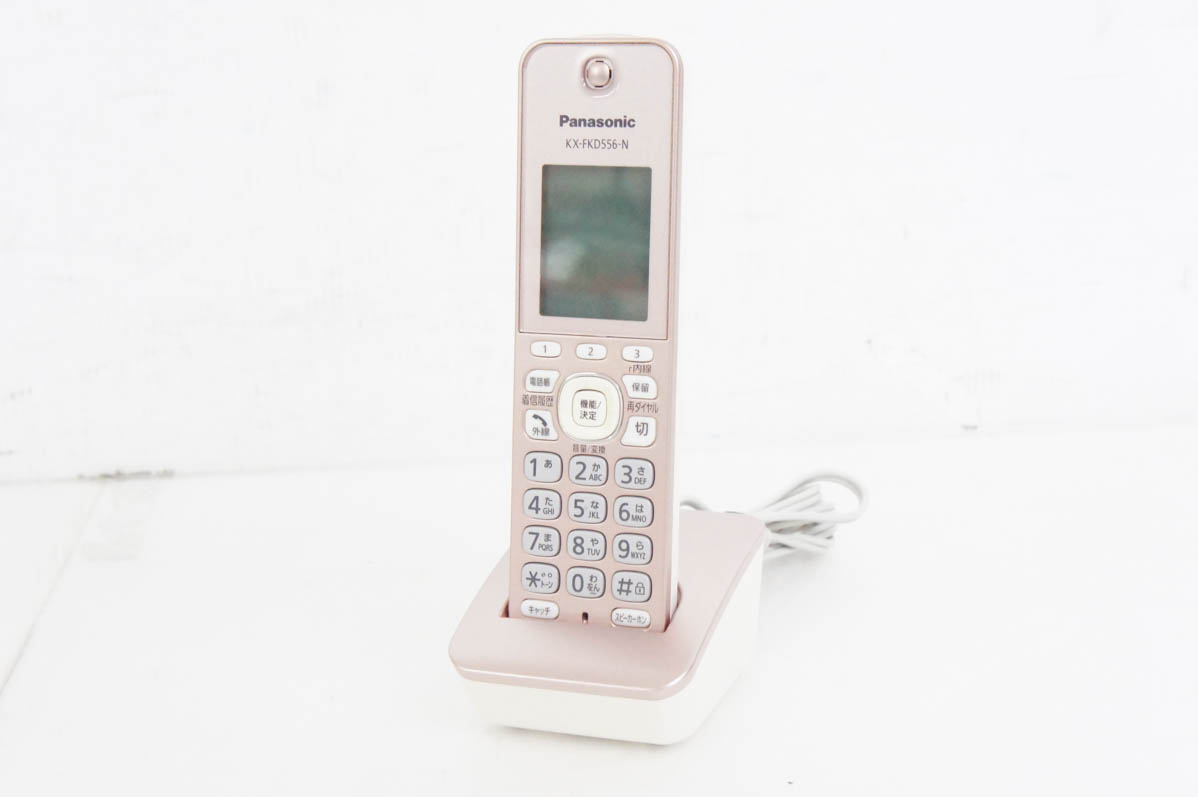 【中古】Panasonicパナソニック 増設子機 KX-FKD556-N 無接点充電 電話機/FAXに 中古 Panasonicパナソニック 増設子機 KX-FKD556-N 無接点充電 電話機