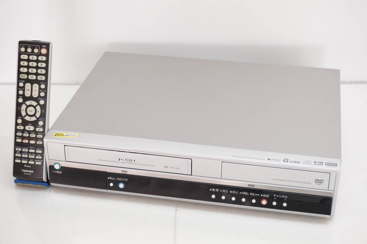 中古 東芝TOSHIBA VTR一体型DVDビデオプレーヤー DVDプレーヤー一体型