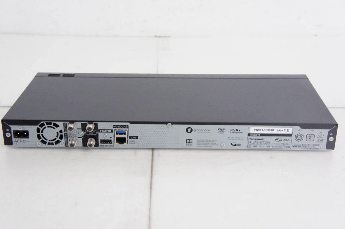 DVDレコーダー　DMR-BCW1060 Amazon | パナソニック 1TB 2チューナー ブルーレイレコーダー