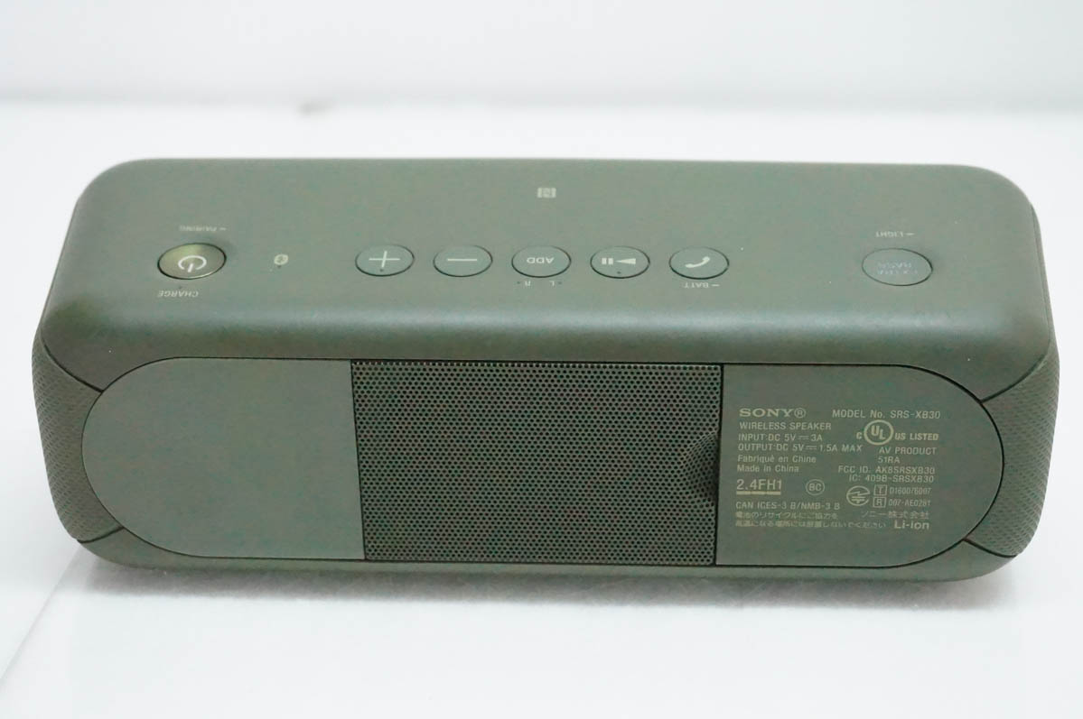 中古 SONYソニー Bluetooth対応 ワイヤレス スピーカー SRS-XB30 防水