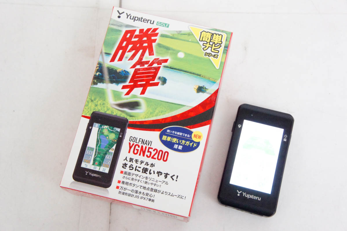 中古 Yupiteruユピテル GOLFNAVI ゴルフナビ YGN5200 簡単ナビシリーズ