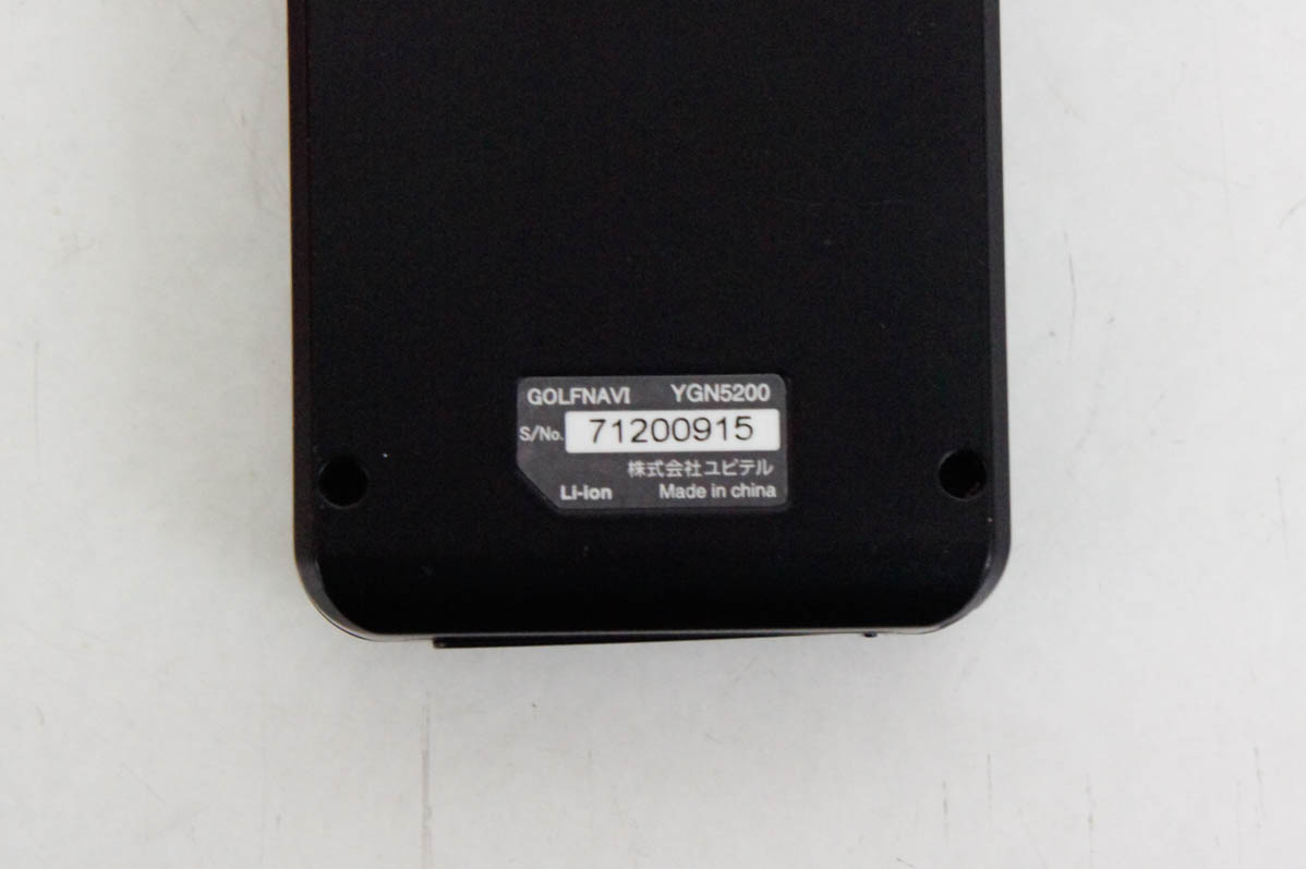 中古 Yupiteruユピテル GOLFNAVI ゴルフナビ YGN5200 簡単ナビシリーズ 