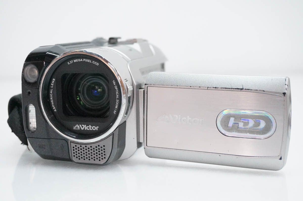 【超美品】稼働確認済Victor Everio GZ-MG575 ビデオカメラ 中古 JVC Victorビクター エブリオEverio ビデオカメラ GZ-MG575-S