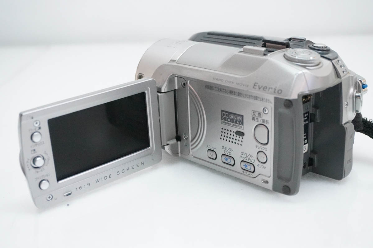 中古 JVC Victorビクター エブリオEverio ビデオカメラ GZ-MG575-S
