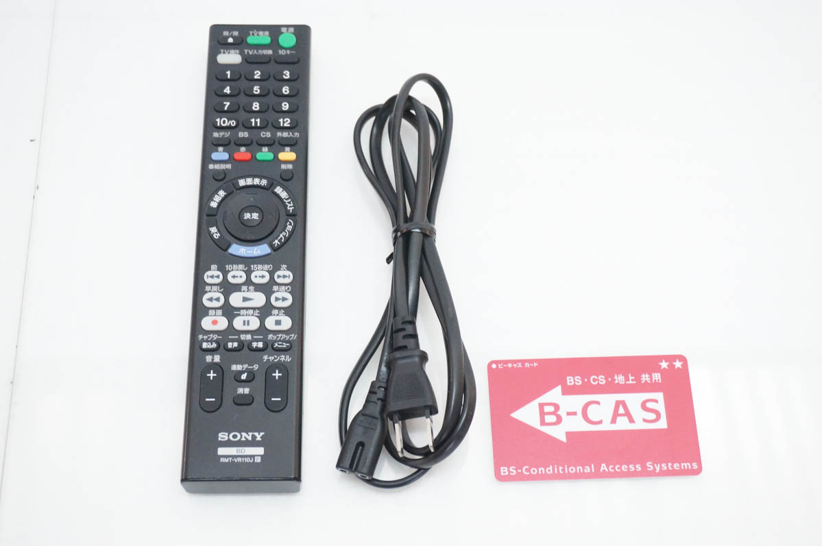 中古 SONYソニー ブルーレイディスクレコーダー BDZ-ZW1000 HDD1TB ダブルチューナー 無線LAN内蔵の画像