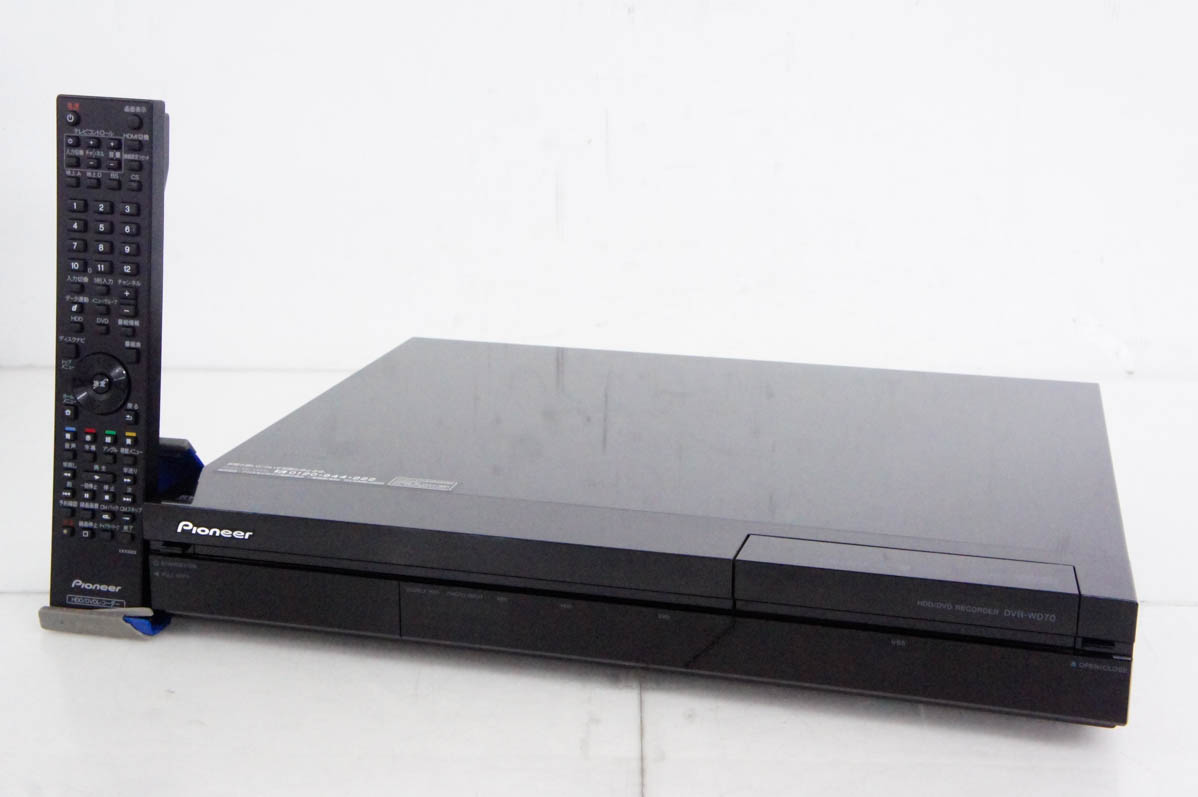 中古 Pioneerパイオニア HDD&DVDレコーダー DVR-WD70 HDD500GB 地デジ対応 Wチューナー｜snet-shop