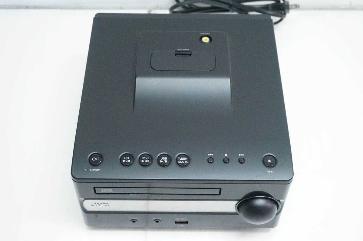 中古 JVC Victorビクター iPod/iPhone対応 CD RECEIVER CA-EXS1 アンプ