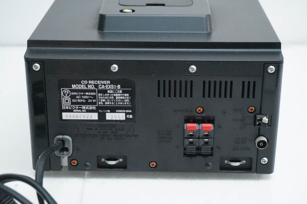 中古 JVC Victorビクター iPod/iPhone対応 CD RECEIVER CA-EXS1 アンプ