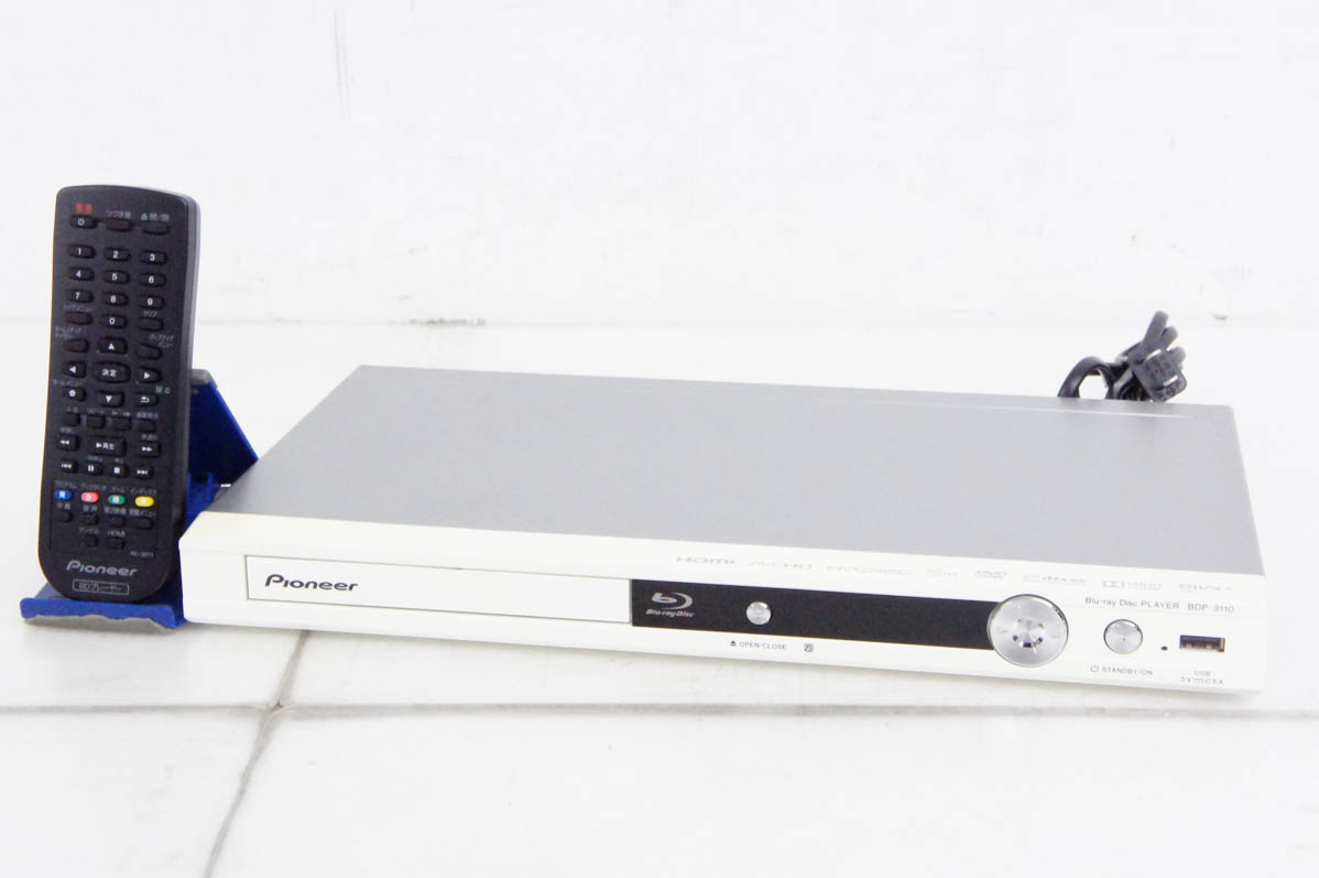 【動作確認済】Pioneer BDP-3110 Blu-rayプレーヤー① 中古 Pioneerパイオニア ブルーレイディスクプレーヤー BDP-3110