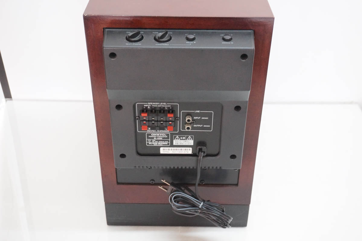【中古】ONKYO サブウーファーシステム SL-A250 中古 ONKYOオンキヨー アンプ内蔵サブウーファーシステム SL-A250