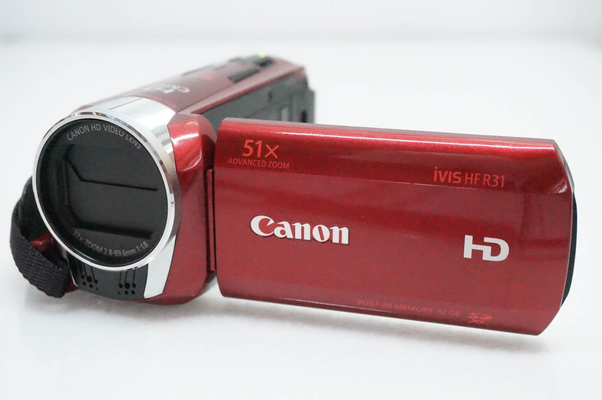 中古 C Canonキャノン ハイビジョンデジタルビデオカメラ iVIS HF R31