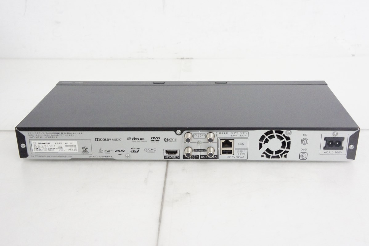 中古 SHARPシャープ ブルーレイレコーダー BD-NS510 シングル 中古 SHARPシャープ ブルーレイレコーダー BD-NS510 シングル