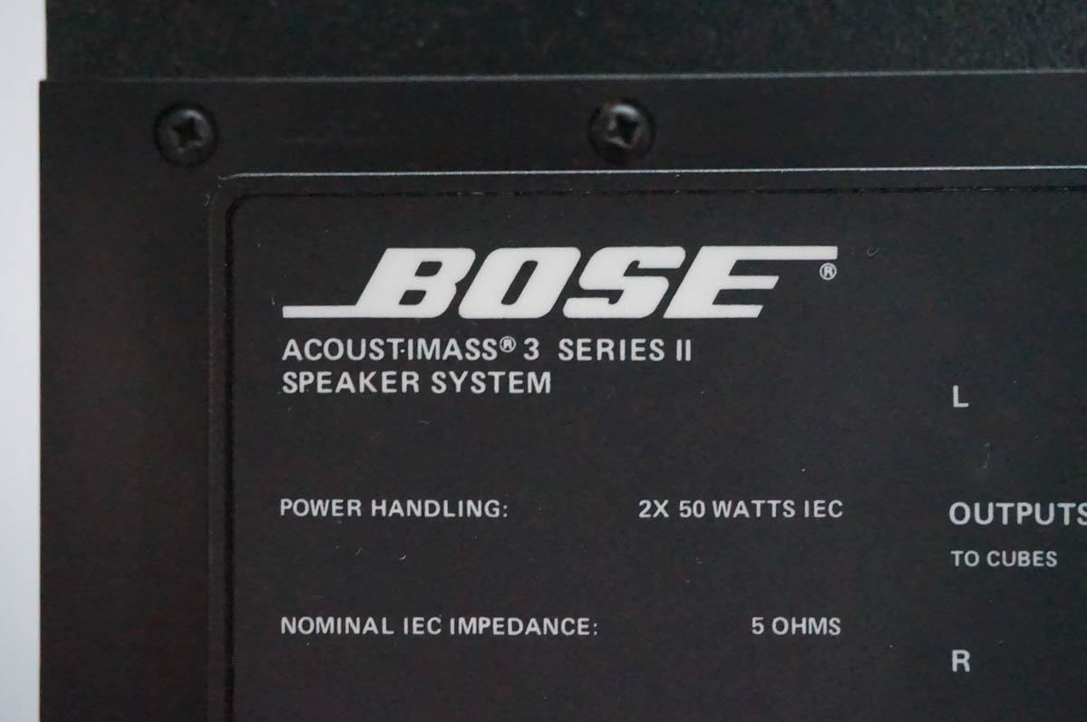 中古 BOSEボーズ Bose Acoustimass 3 Series2 speaker system
