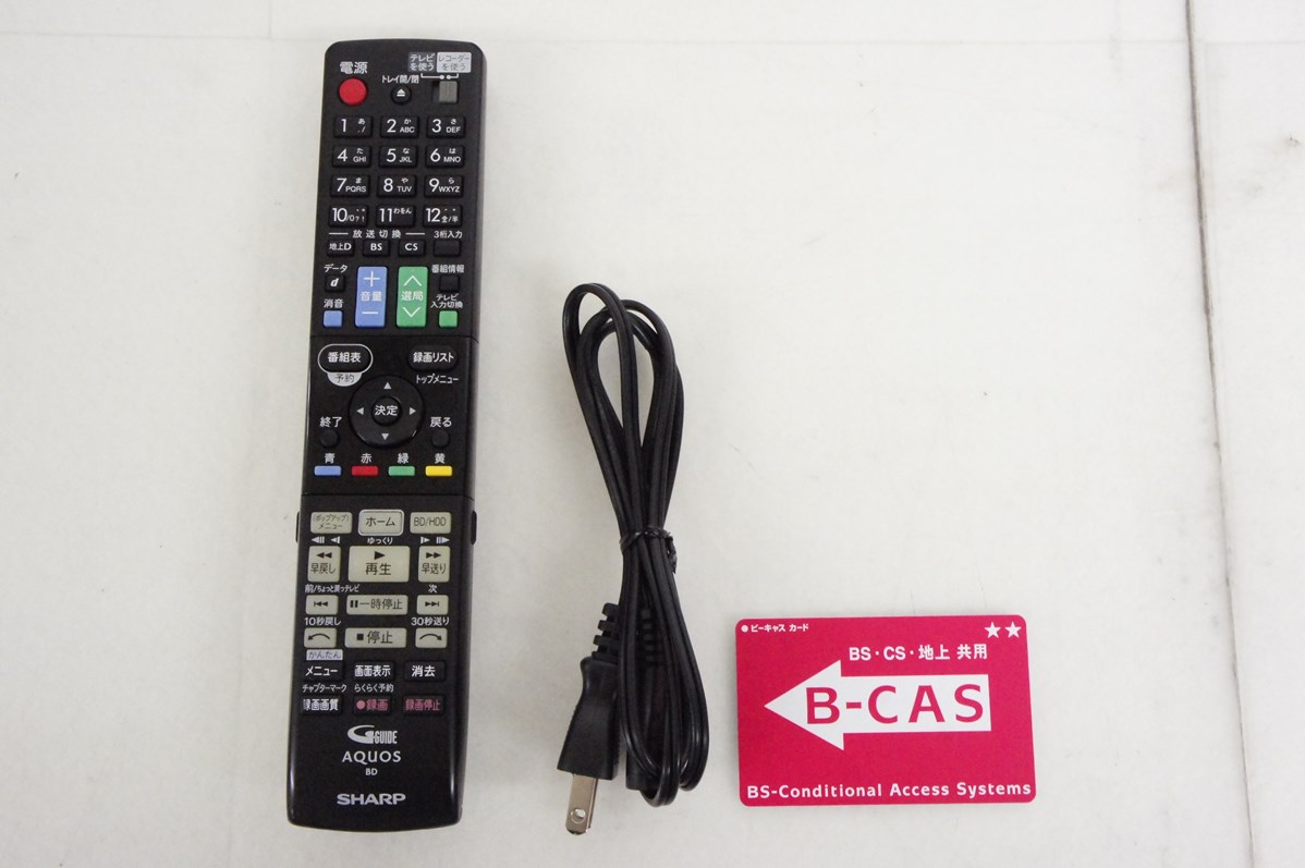 中古 SHARPシャープ ブルーレイディスクレコーダー BD-W2300 AQUOS