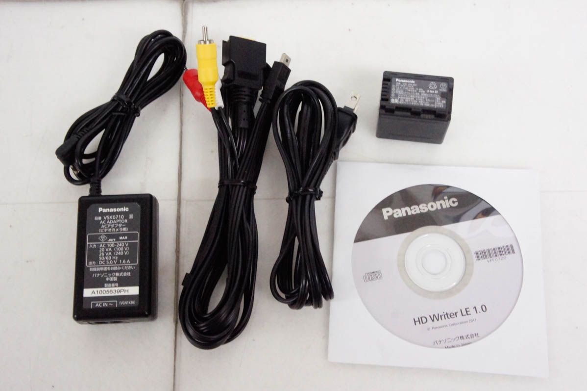中古 Panasonicパナソニック ハイビジョンデジタルビデオカメラ
