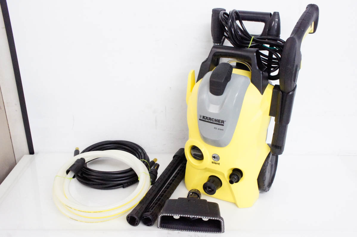 中古 KARCHERケルヒャー 家庭用高圧洗浄機 K3 1.601-448.0 サイレント