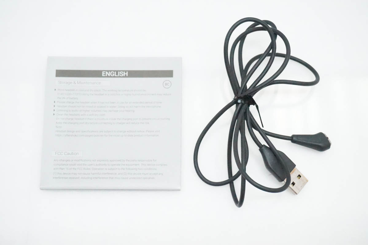 中古 AfterShokzアフターショックス 骨伝導ワイヤレスヘッドフォン