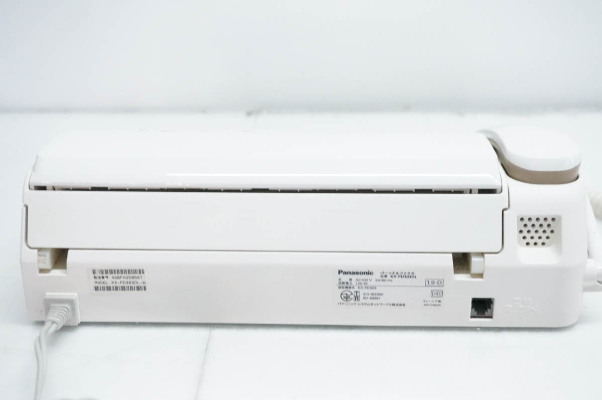 kx-pd303（Panasonic／家電）（電話機、FAX機能：電話帳登録）の商品