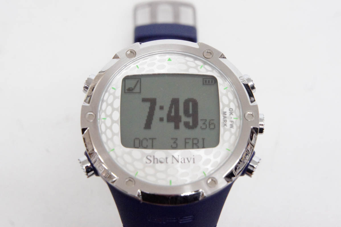 中古 Shot Navi 腕時計型GPSゴルフナビ W1-FW｜snet-shop｜02