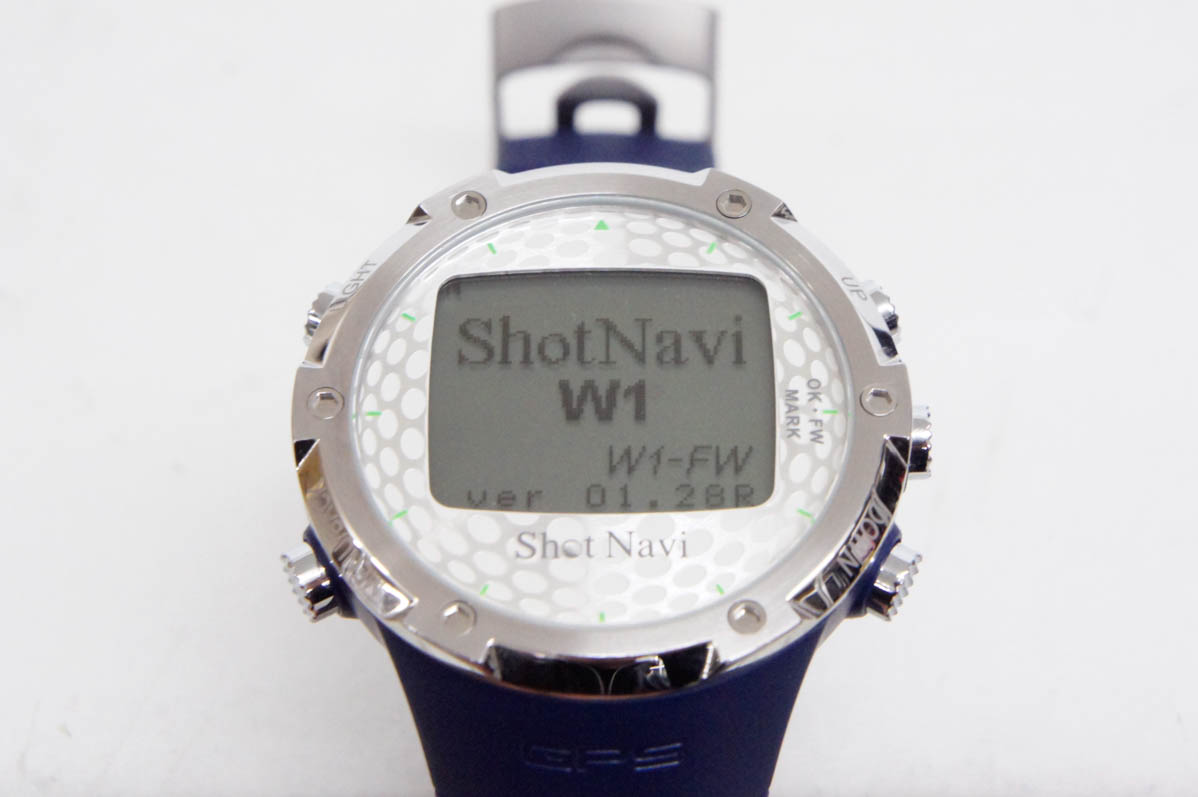 中古 Shot Navi 腕時計型GPSゴルフナビ W1-FW｜snet-shop｜03