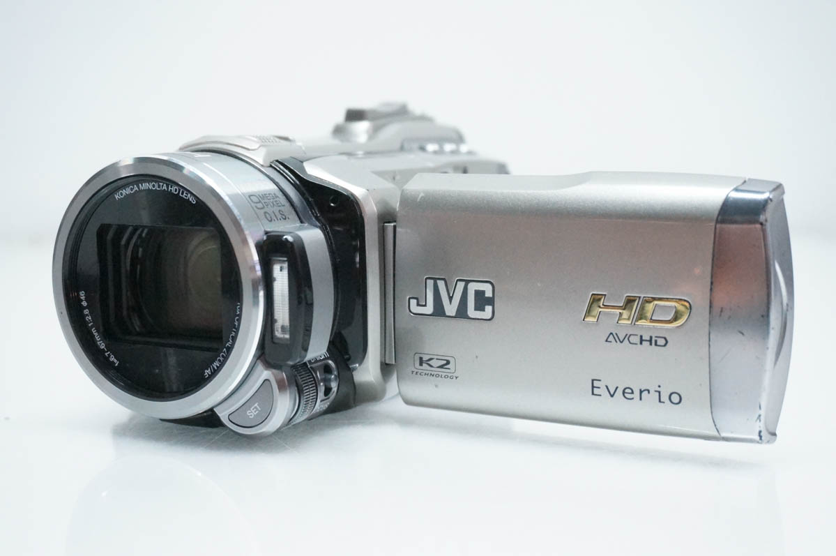 【美品】JVC Everio ビデオカメラ GZ-HM400 32GB 中古 JVC Victorビクター エブリオEverio ハイビジョンメモリー