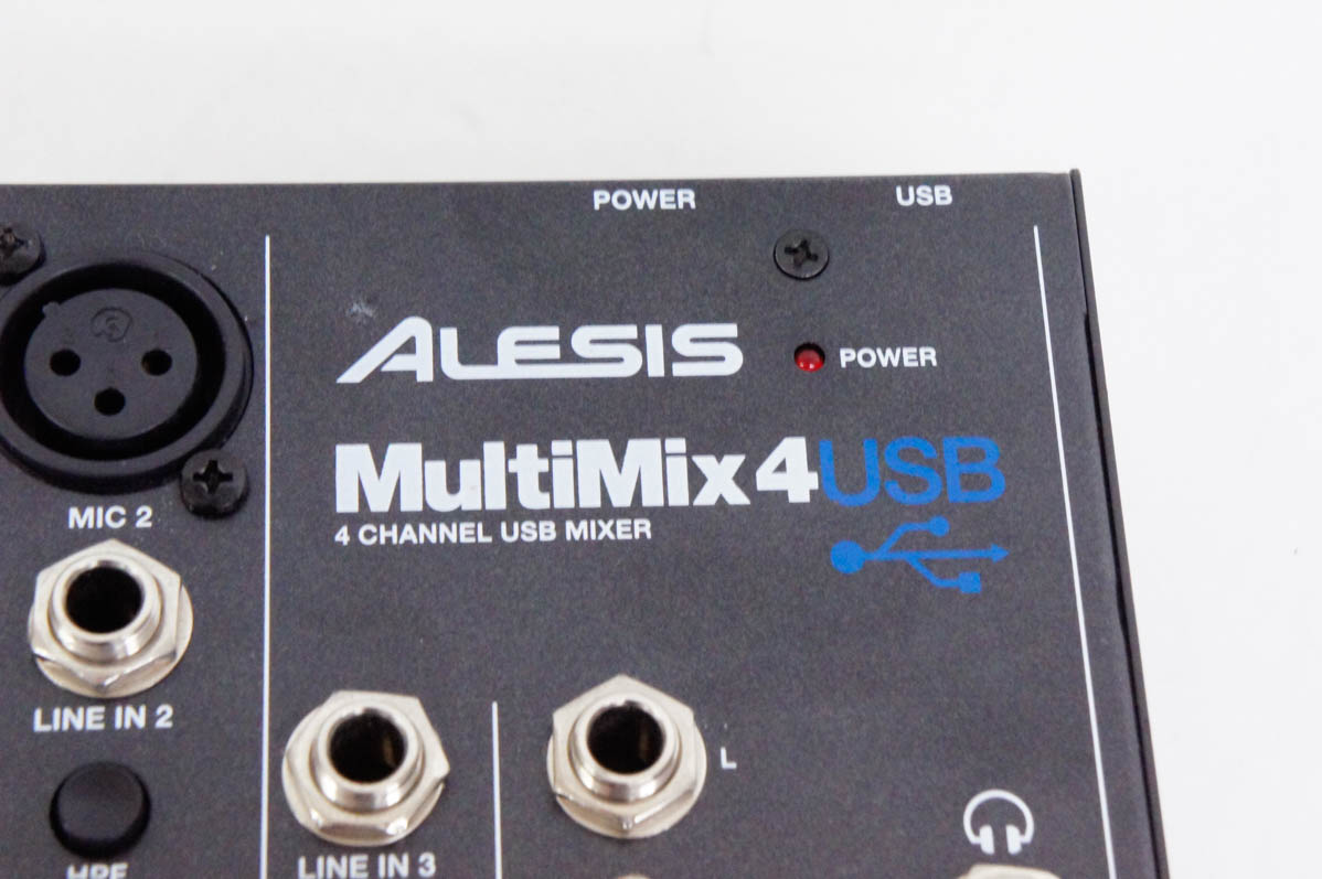 中古 Alesisアレシス MultiMix 4 USB 4チャンネル ミキサー : エス