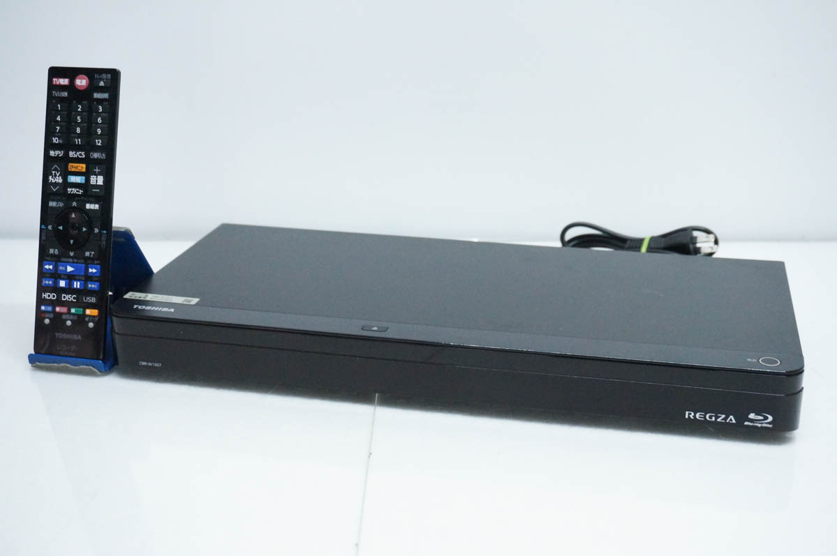 中古 東芝TOSHIBA ブルーレイレコーダー DBR-W1007 Wチューナー レグザ