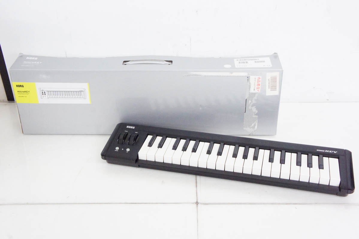 中古 KORGコルグ USB Powered Keyboard MIDIキーボード microKEY-37 37鍵｜snet-shop