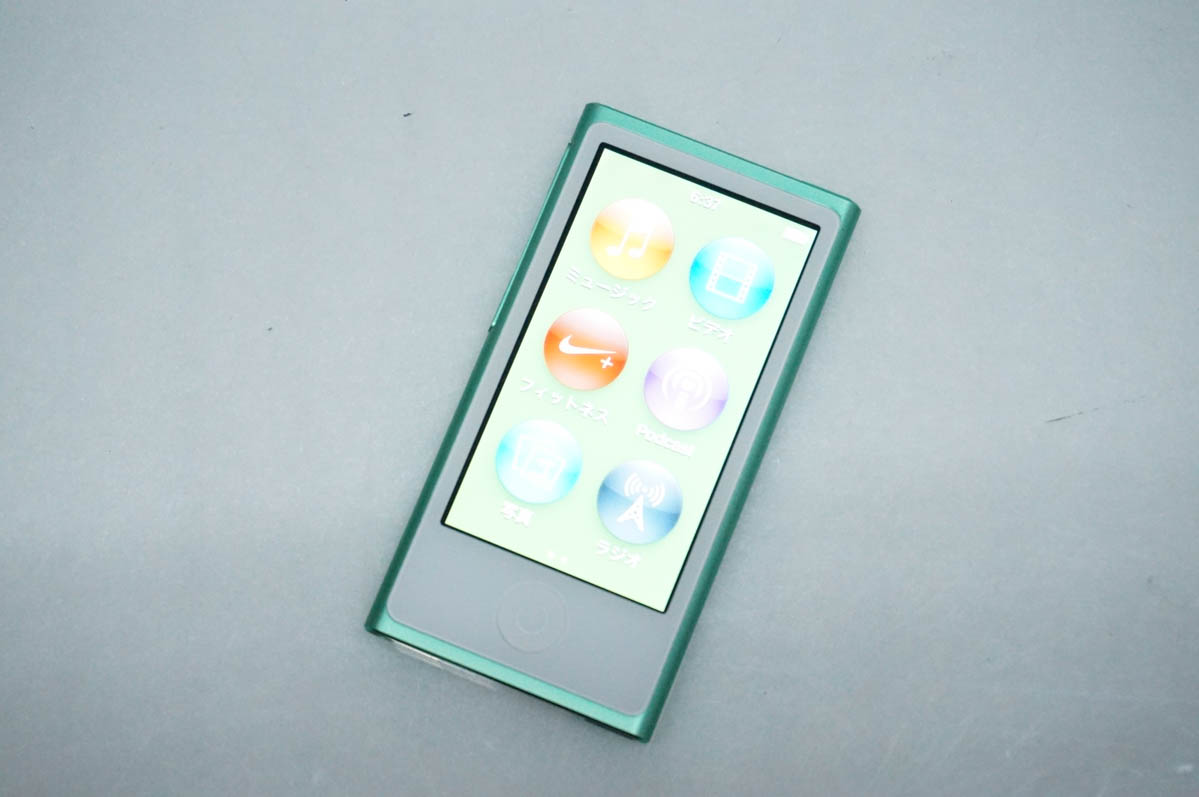 中古 Appleアップル 第7世代 iPod nano 16GB グリーン MD478J : エス