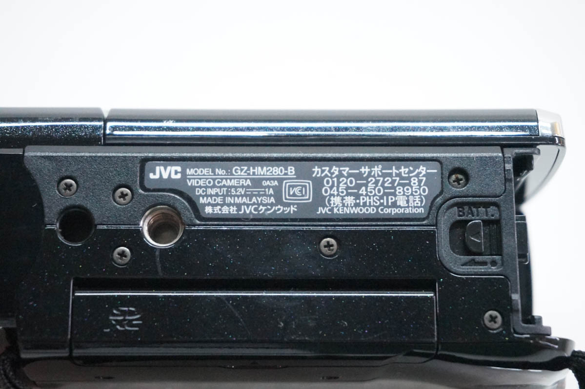 中古 JVC Victorビクター デジタルムービー エブリオEverio GZ-HM280
