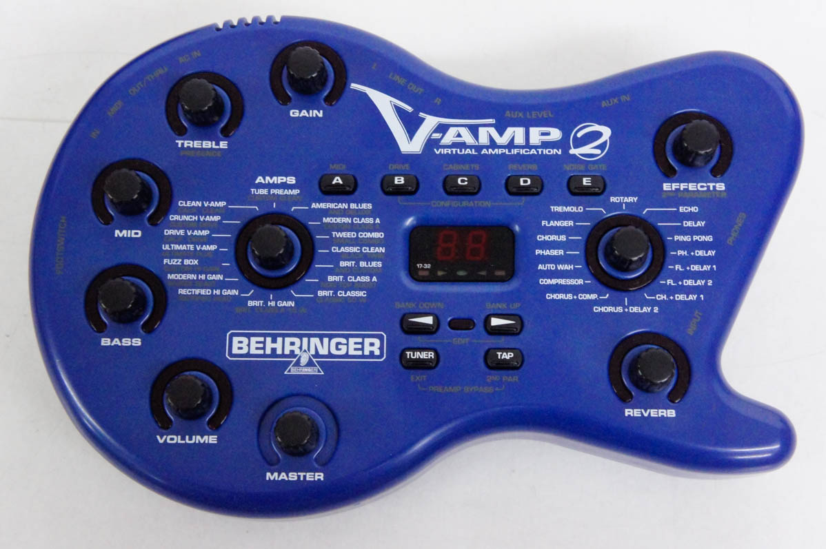 中古 BEHRINGERベリンガー V-AMP2 マルチエフェクター アンプ