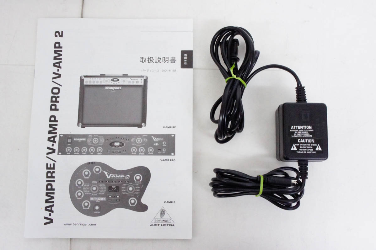 中古 BEHRINGERベリンガー V-AMP2 マルチエフェクター アンプ