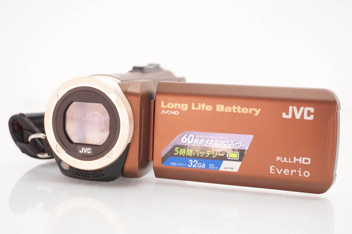 中古 JVC Victorビクター Everioエブリオ ビデオカメラ GZ-F100 32GB