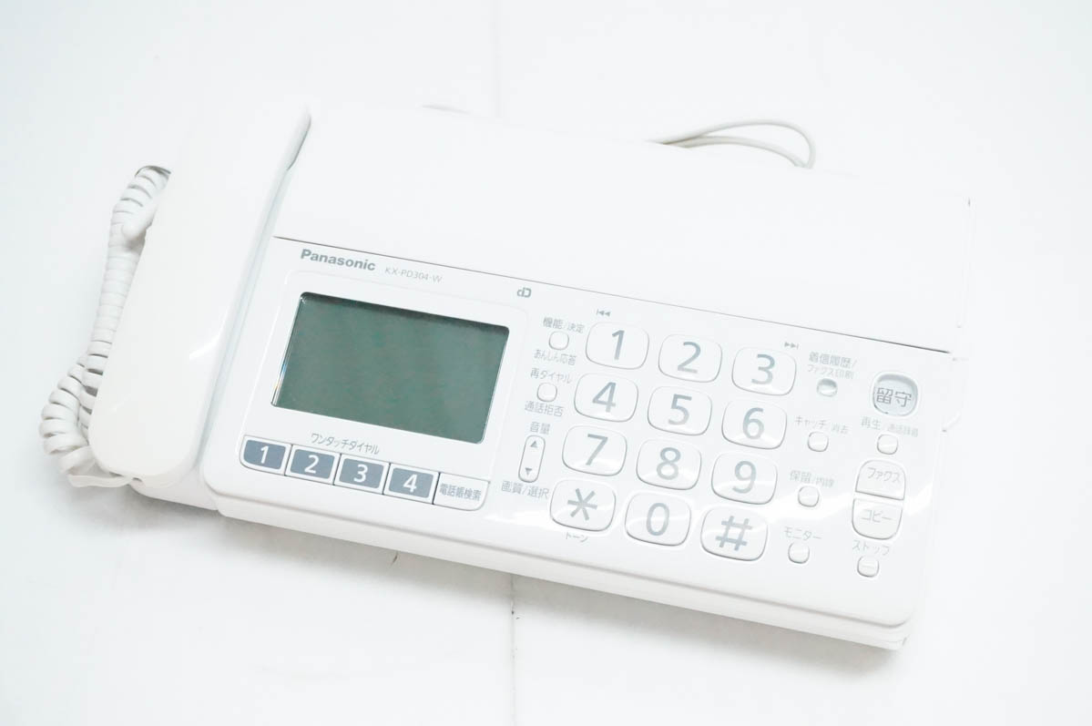 パナソニック デジタルコードレス普通紙ファクス 中古パナソニック