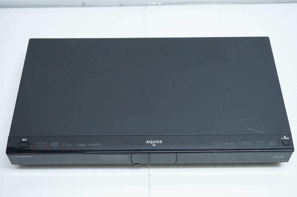 中古 SHARPシャープ ブルーレイディスクレコーダー AQUOSアクオスブルーレイ HDD1TB Wチューナー BD-W1300の画像
