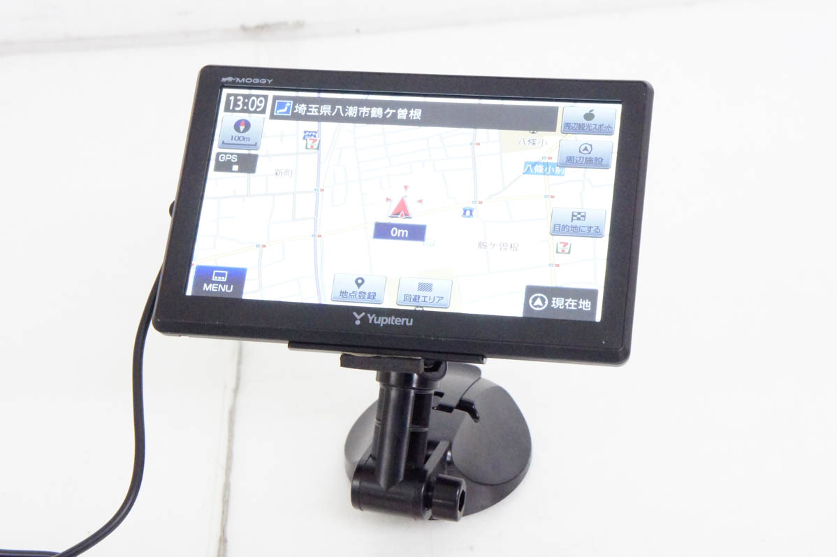 中古 Yupiteruユピテル 7V型 ワンセグ搭載 ポータブルカーナビ YPB736
