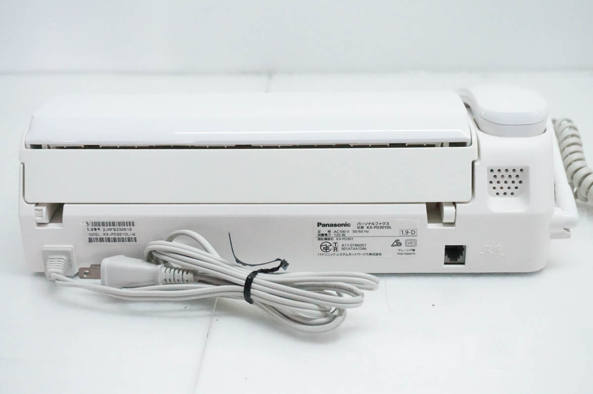 中古 Panasonicパナソニック 普通紙ファックス おたっくす KX-PD301 親 