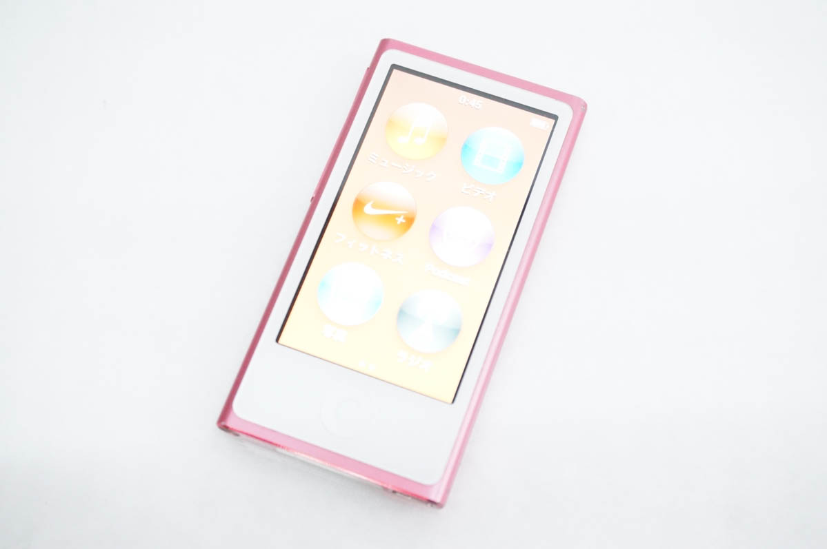 中古 Appleアップル 第7世代 iPod nano 16GB ピンク MD475J : エス