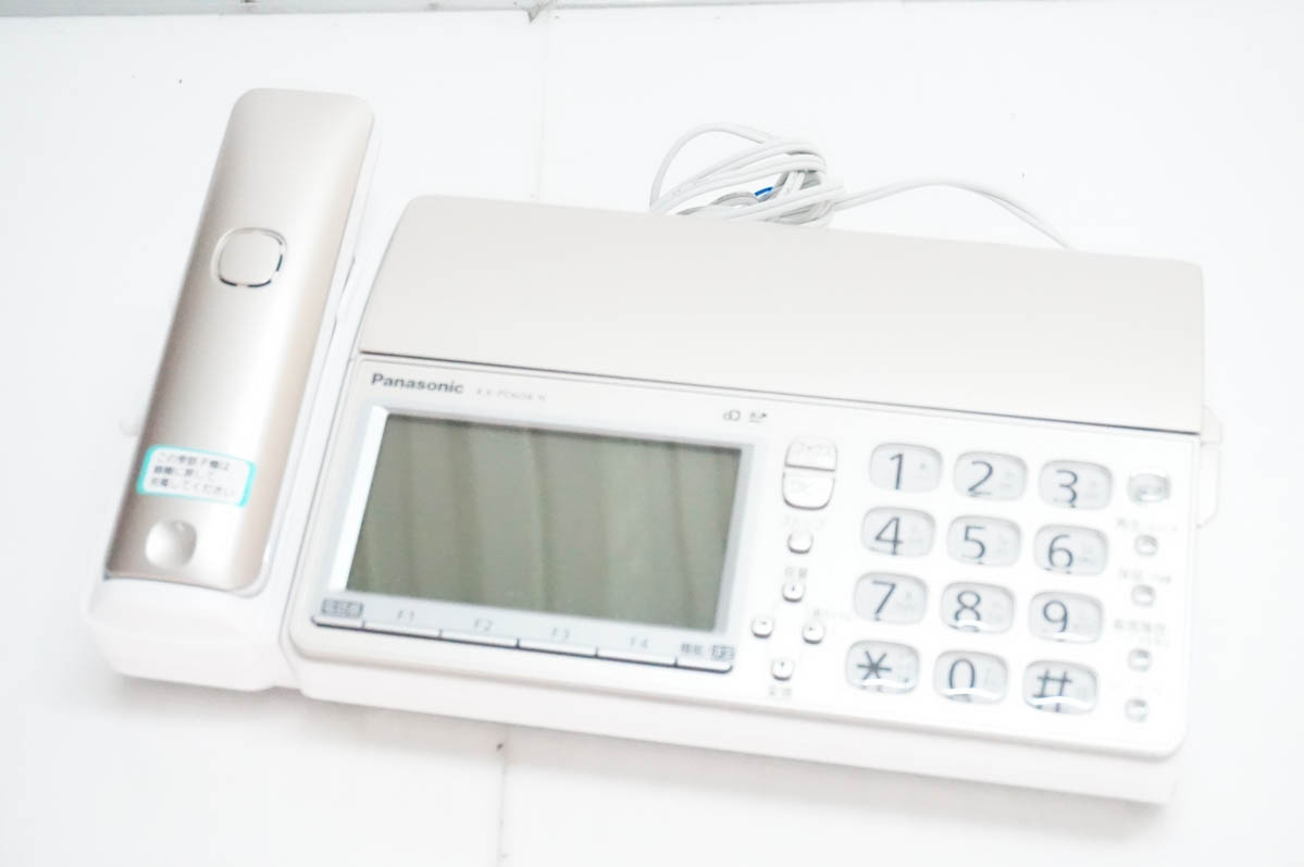 中古 Panasonicパナソニック デジタルコードレスファクス 親機のみ KX-PD604