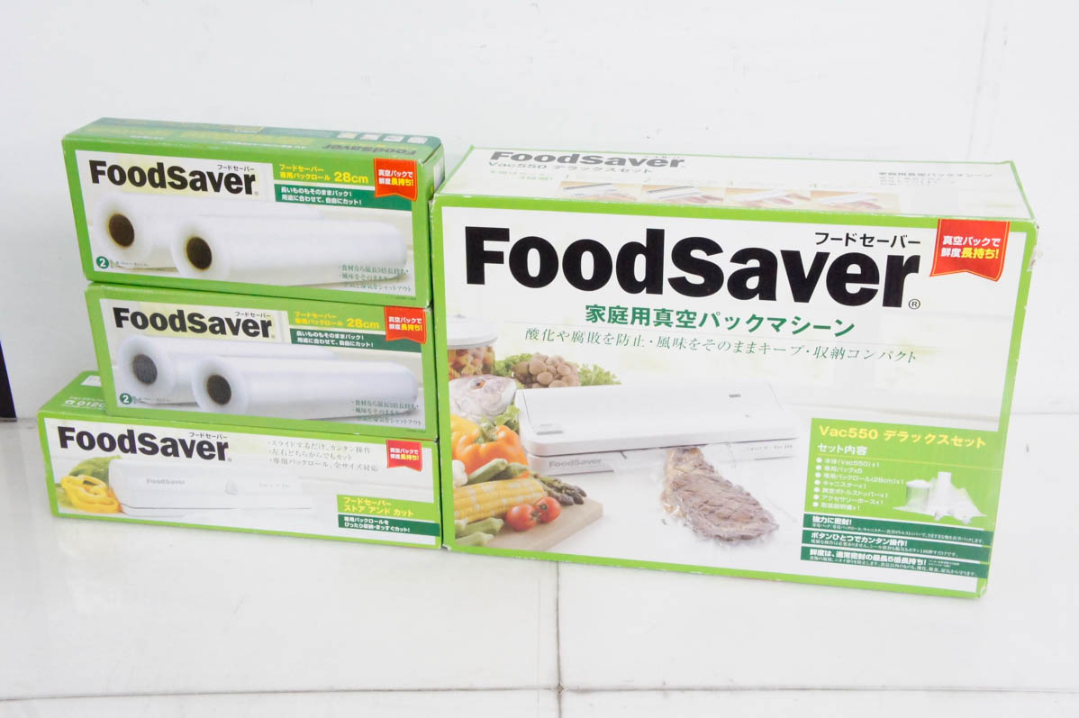 ❖【未使用品】FoodSaver Vac550 コンプリートセット ＆付属品3点 楽天市場】【未使用】ショップジャパン 家庭用真空パック機