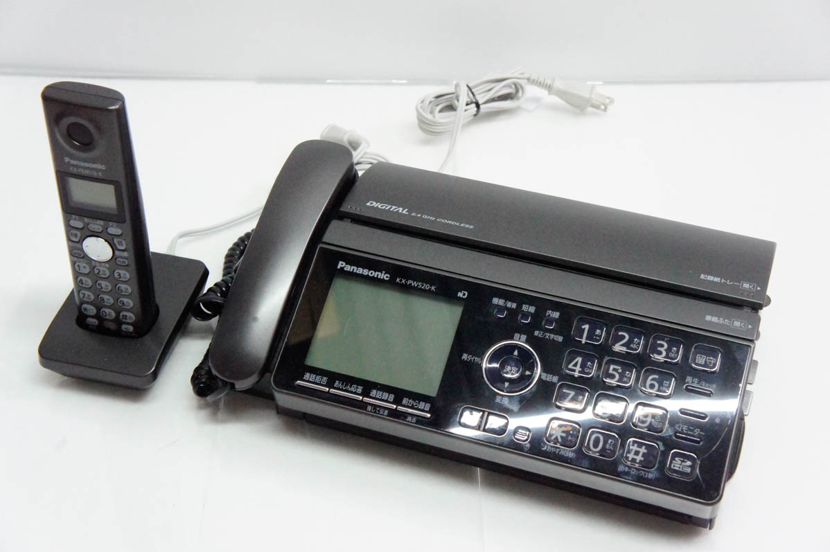 中古 Panasonicパナソニック 普通紙ファックス おたっくす KX-PW520DL